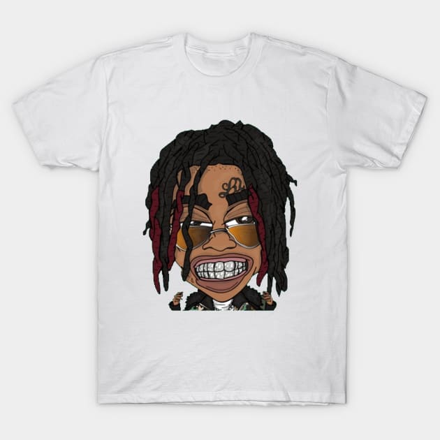 lil gotti trap star T-Shirt by Street Style (Print Designer)